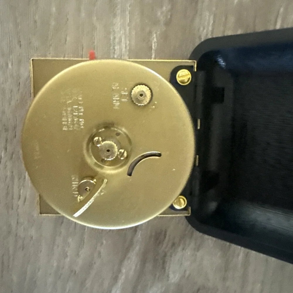 Equity Gold Vintage Travel Alarm Clock with Built In‎ Case Watch Vintage